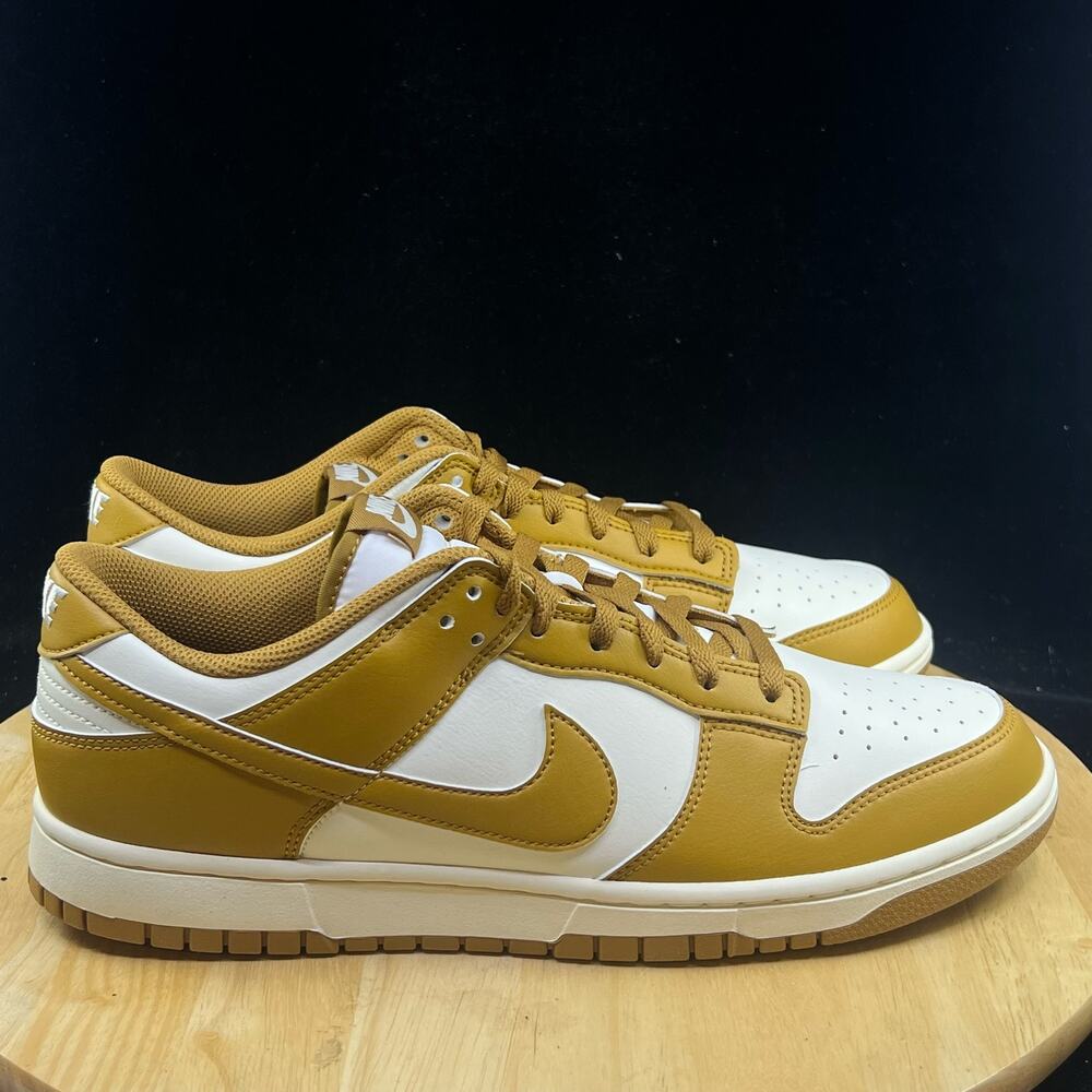 Men's Nike Dunk Low Retro Pale Ivory/Wheat-Pale Ivory (HF5441 108) Size 11.5 - Picture 5 of 10
